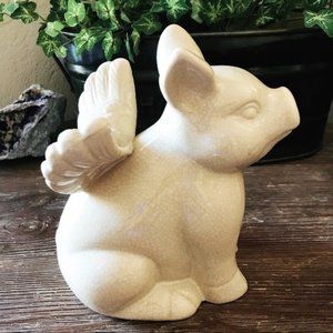 Flying Pig Ceramic Table Decor